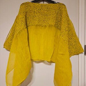 NWT Randi & Will Collection Wool and Silk Shawl/Poncho